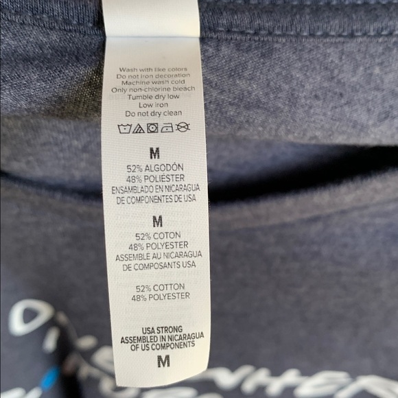 {Bella Canvas} Blue 50 Graphic Tee - Picture 4 of 4